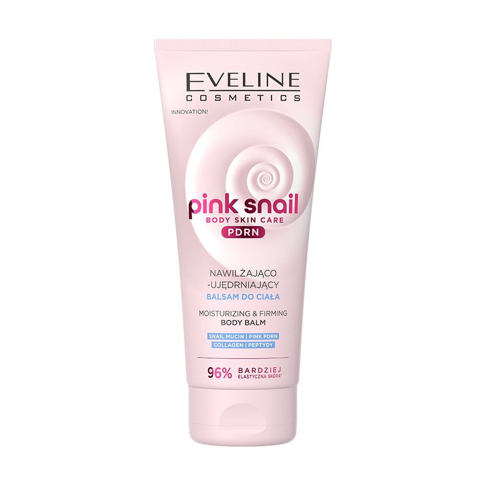 Зволожувальний та зміцнювальний бальзам для тіла Eveline Cosmetics Pink Snail Moisturizing &amp; Firming Body Balm, 200 мл